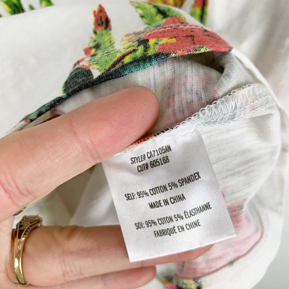 HP NWOT Anthro Eva Franco Desert Cactus Crew Tee S - Picture 7 of 8